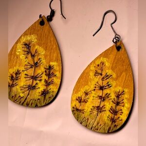 Artisanal Wooden Earrings